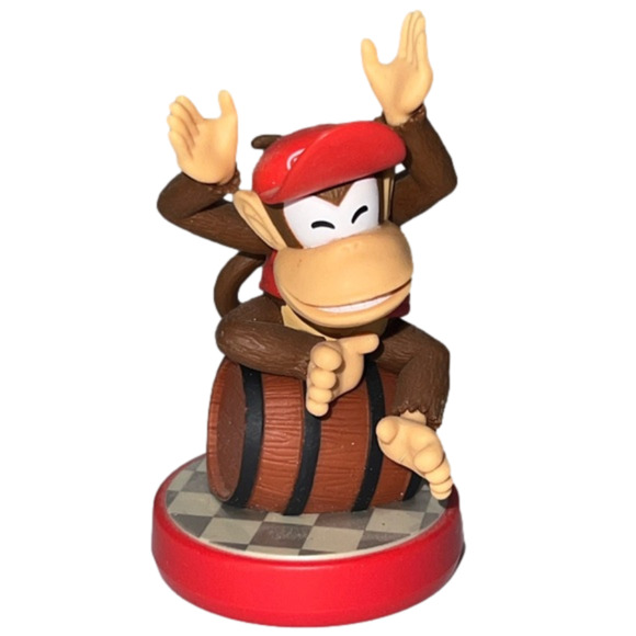 Diddy Kong Super Smash Bros Amiibo Nintendo Switch Wii U 3DS 2DS 3DSXL 2DSXL - Picture 1 of 6